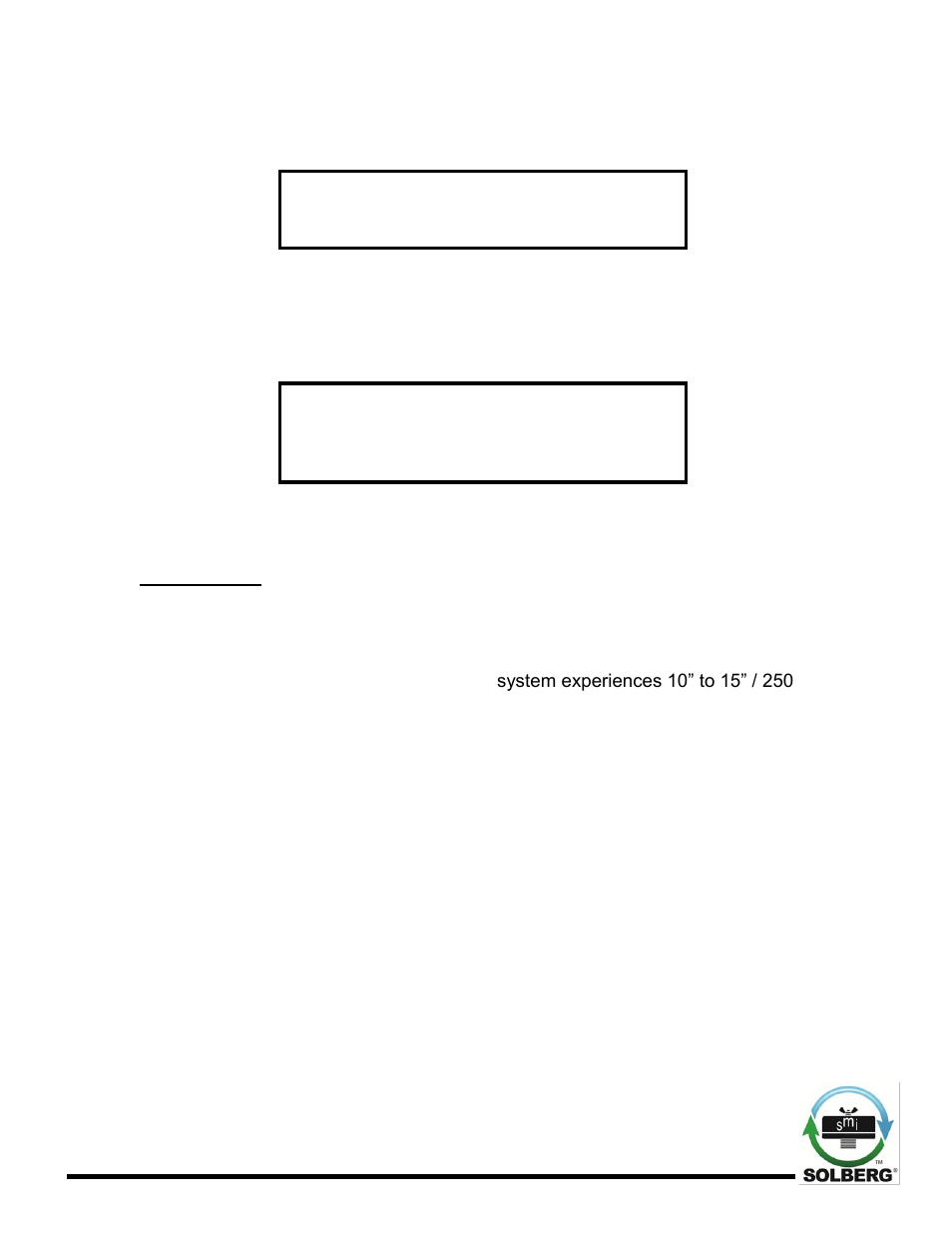 Warning | Solberg CompactFT(Pg.3-8,9) User Manual | Page 12 / 14