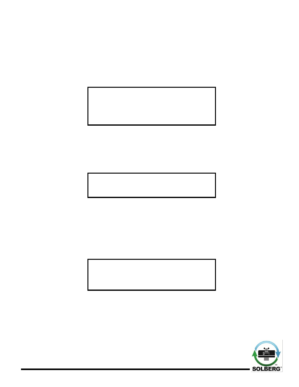 Warning | Solberg SMConfigurationD(Pg.3-10,11) User Manual | Page 14 / 17