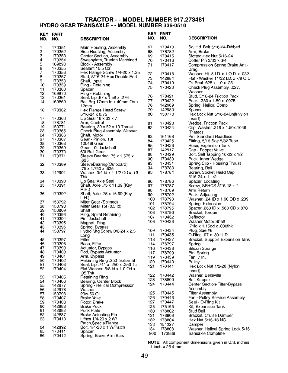 Craftsman 917.273481 User Manual | Page 49 / 60