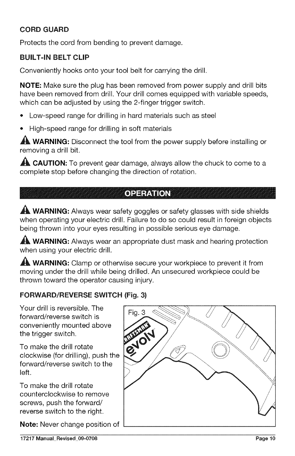 Craftsman 320.17217 User Manual | Page 10 / 20