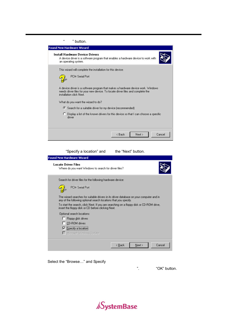 Windows 2000 device driver installation | Solvline PCIe User Manual | Page 10 / 28