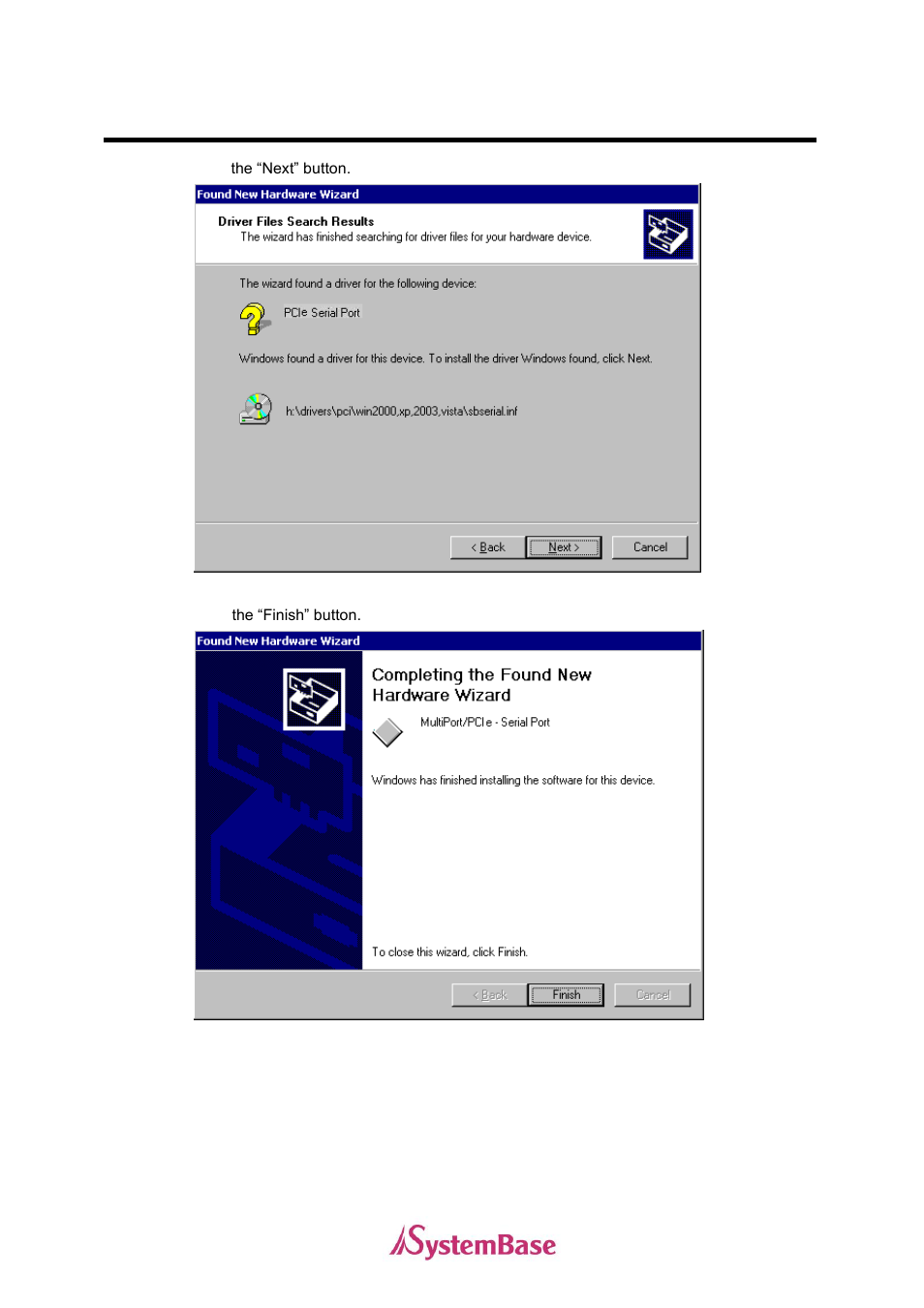 Windows 2000 device driver installation | Solvline PCIe User Manual | Page 11 / 28