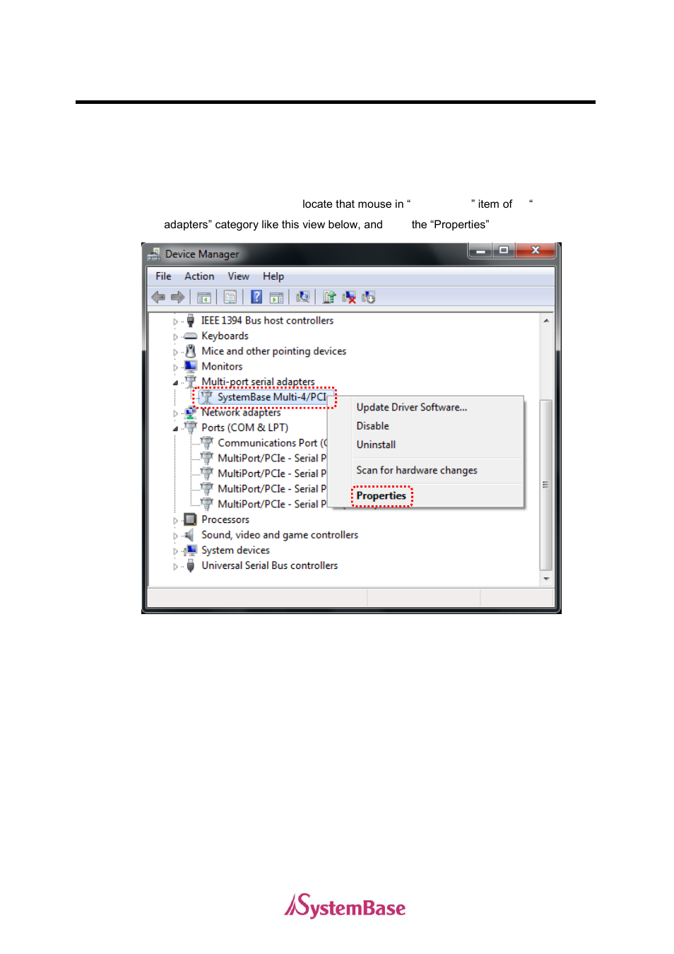 Windows device driver configuration | Solvline PCIe User Manual | Page 22 / 28