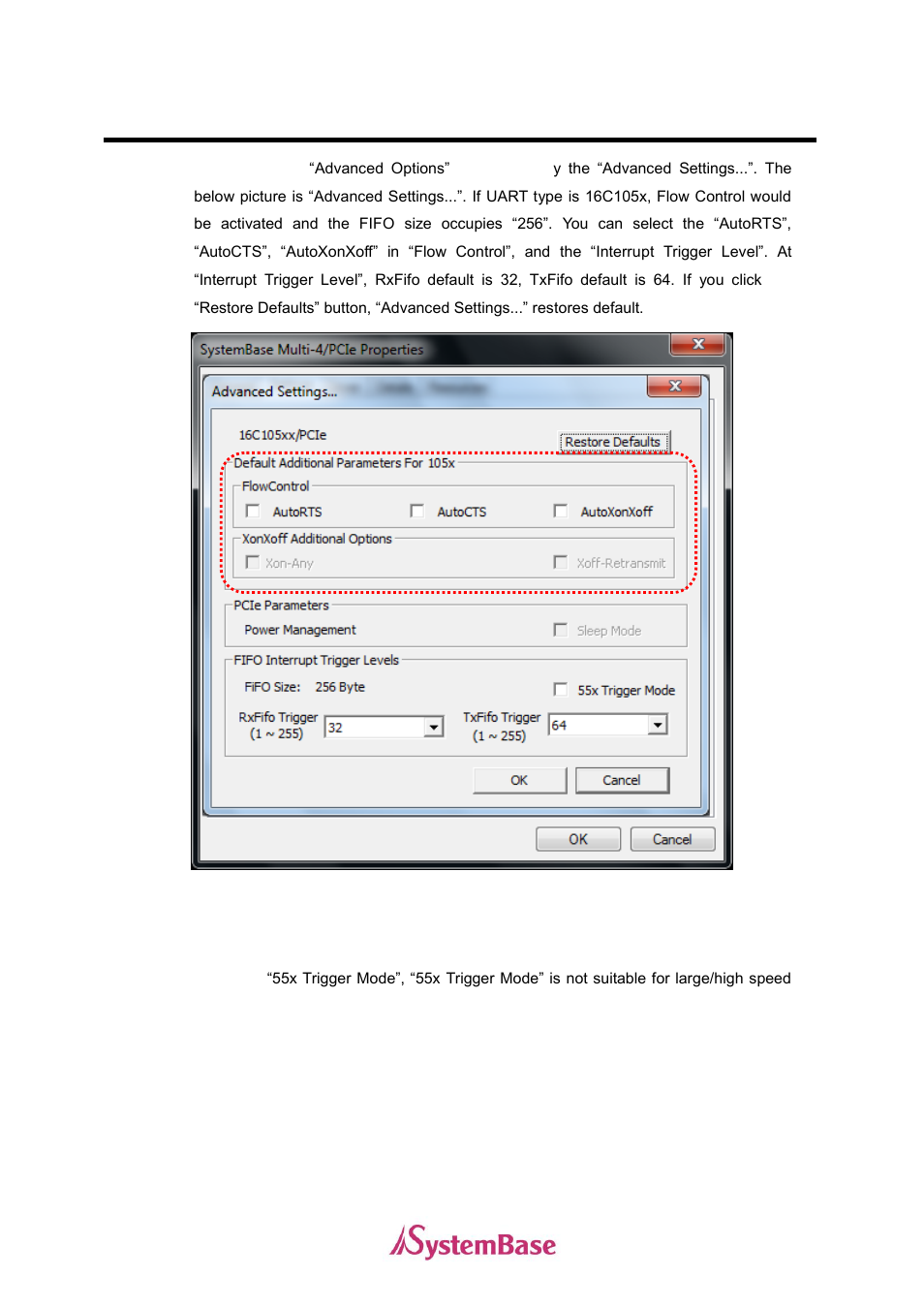 Windows device driver configuration | Solvline PCIe User Manual | Page 24 / 28