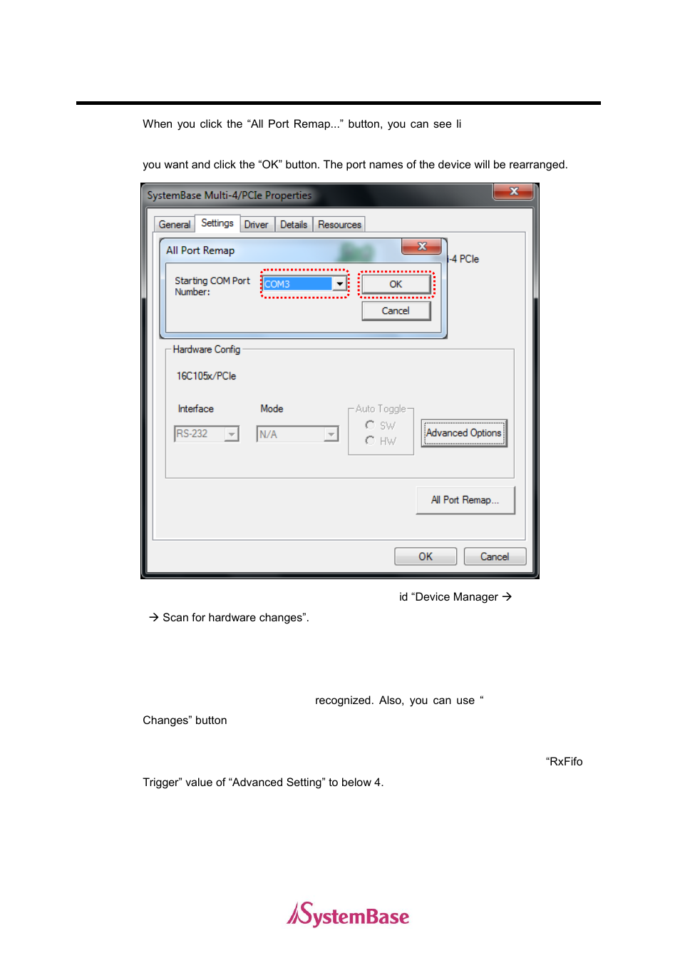 Windows device driver configuration | Solvline PCIe User Manual | Page 25 / 28
