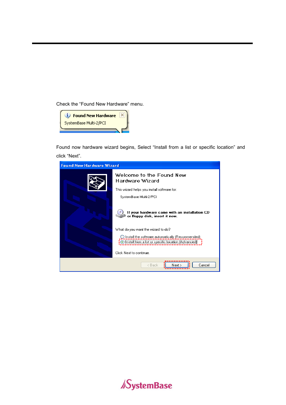 Windows xp/2003 device driver installation | Solvline PCI User Manual | Page 17 / 36