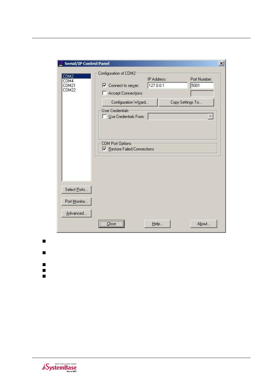 Control panel, 3 control panel | Solvline Serial IP Redirector User Manual | Page 5 / 18