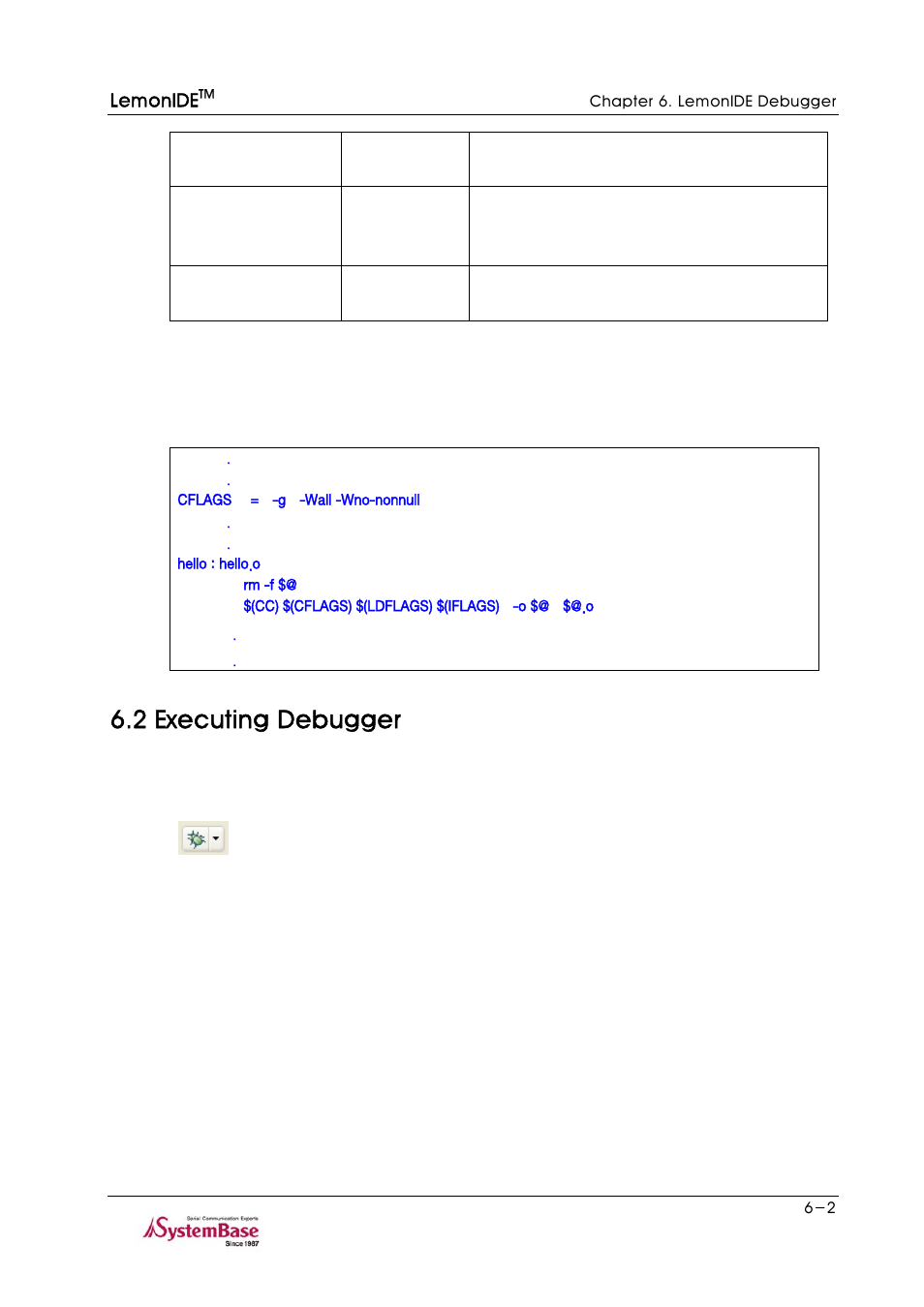 2 executing debugger, 2 executing debugger -2 | Solvline LemonIDE Ver 1.0c User Manual | Page 41 / 56
