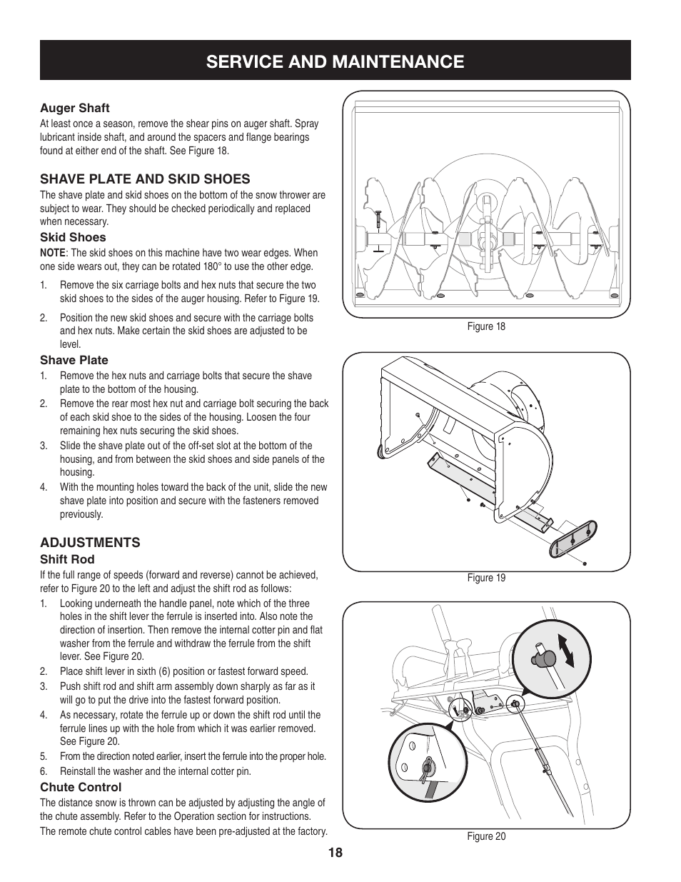 Service and maintenance | Craftsman 247.88833 User Manual | Page 18 / 64