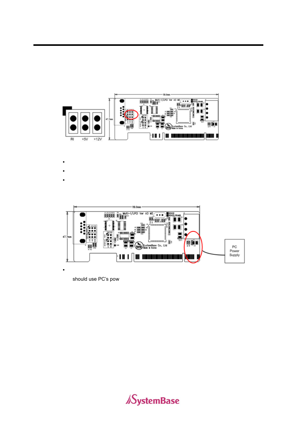 Rs232, combo common | Solvline PCI User Manual | Page 30 / 160