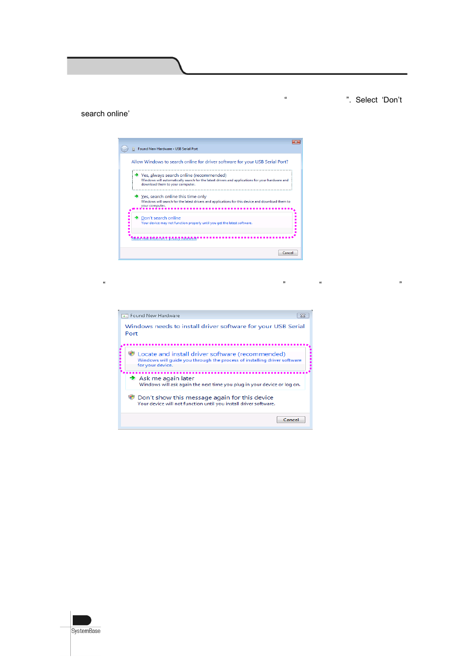 Driver installation windows vista/2008 | Solvline USB Multiport User Manual | Page 45 / 68