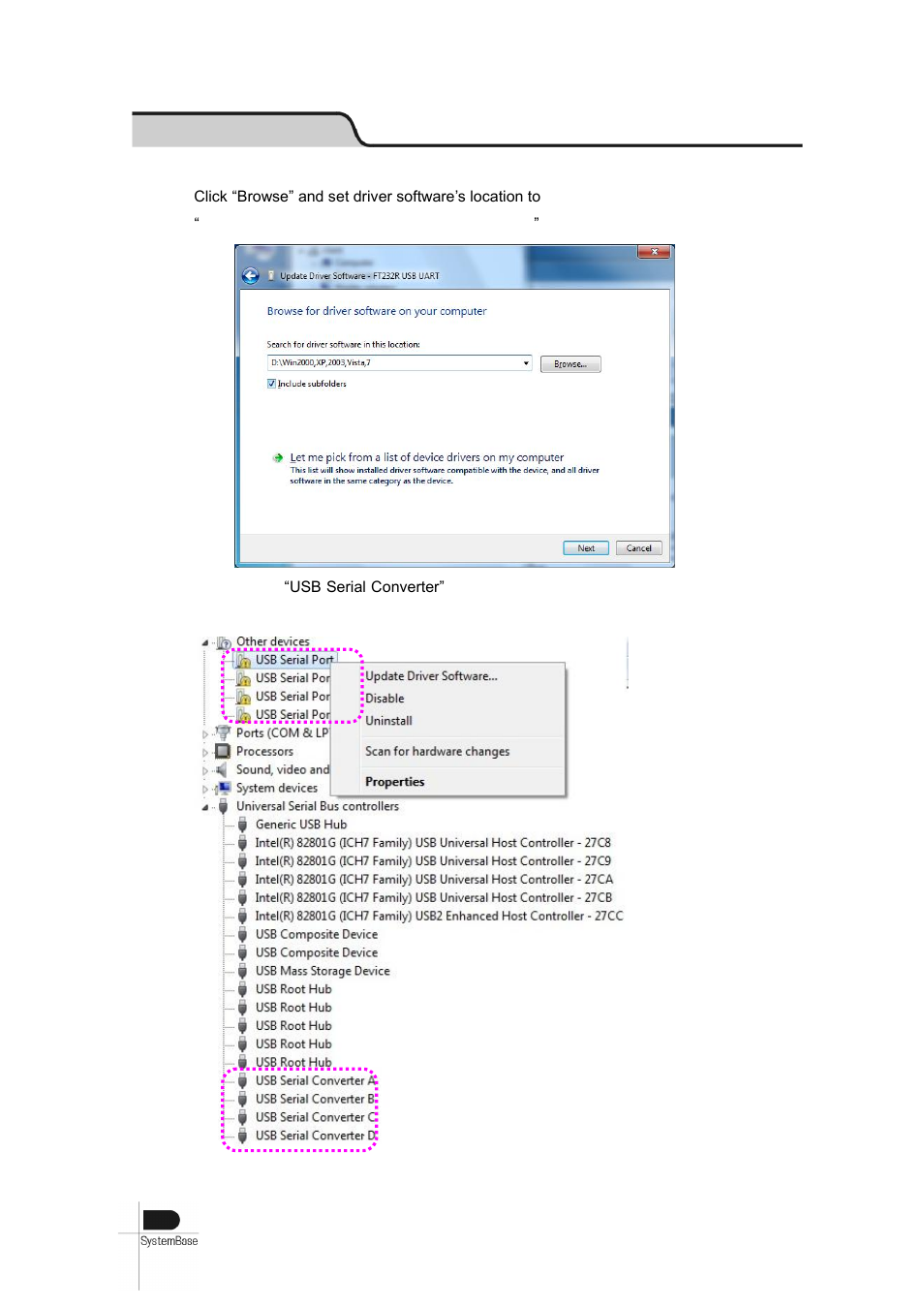 Driver installation windows 7 | Solvline USB Multiport User Manual | Page 49 / 68