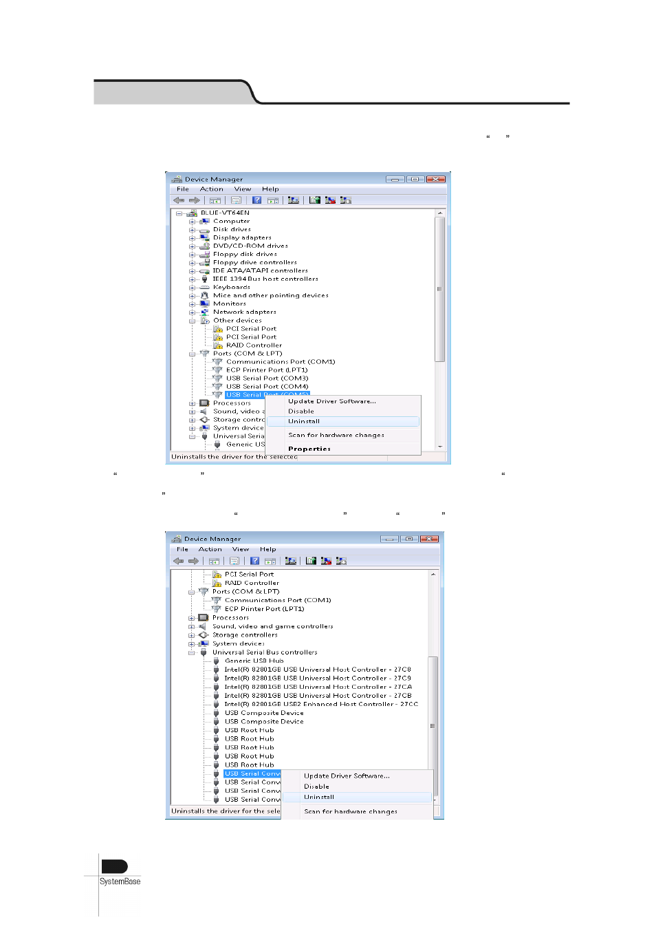 Driver removal | Solvline USB Multiport User Manual | Page 59 / 68