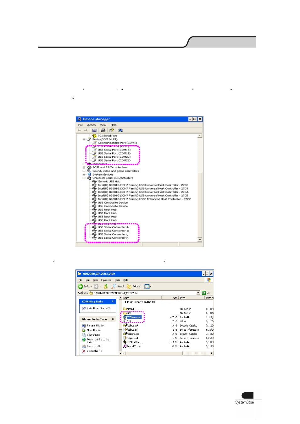 Using ftclean.exe, Driver removal | Solvline USB Multiport User Manual | Page 62 / 68