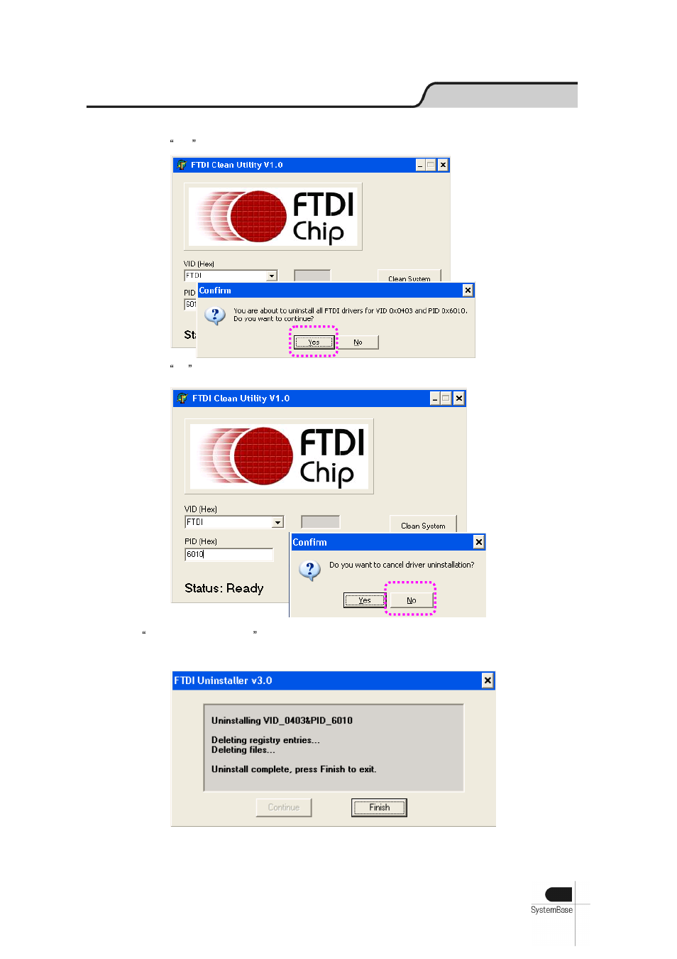 Driver removal | Solvline USB Multiport User Manual | Page 64 / 68