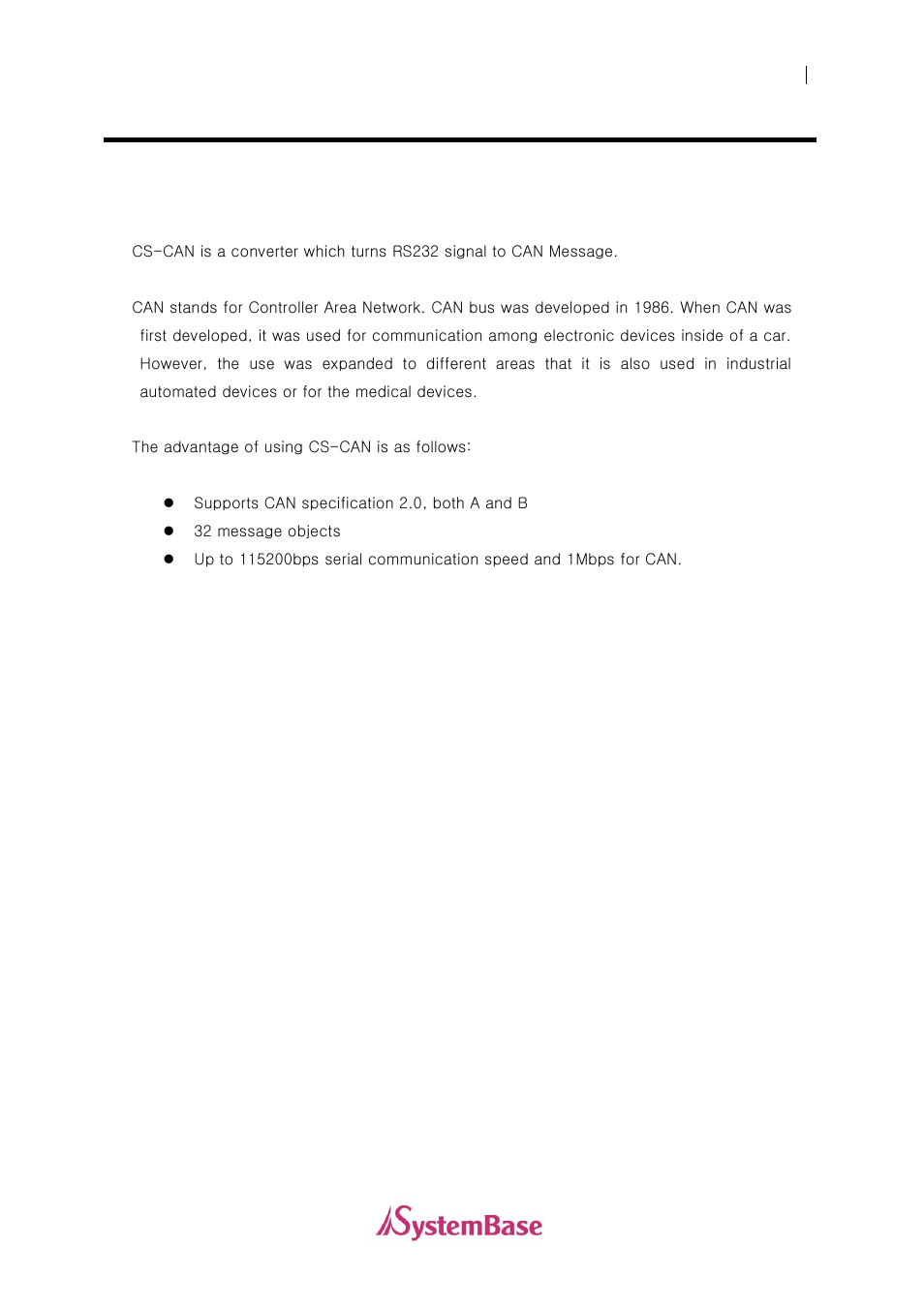 About cs-can | Solvline CS-CAN User Manual User Manual | Page 5 / 29