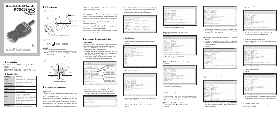 Solvline WCS-232 v4.0 User Manual | 2 pages