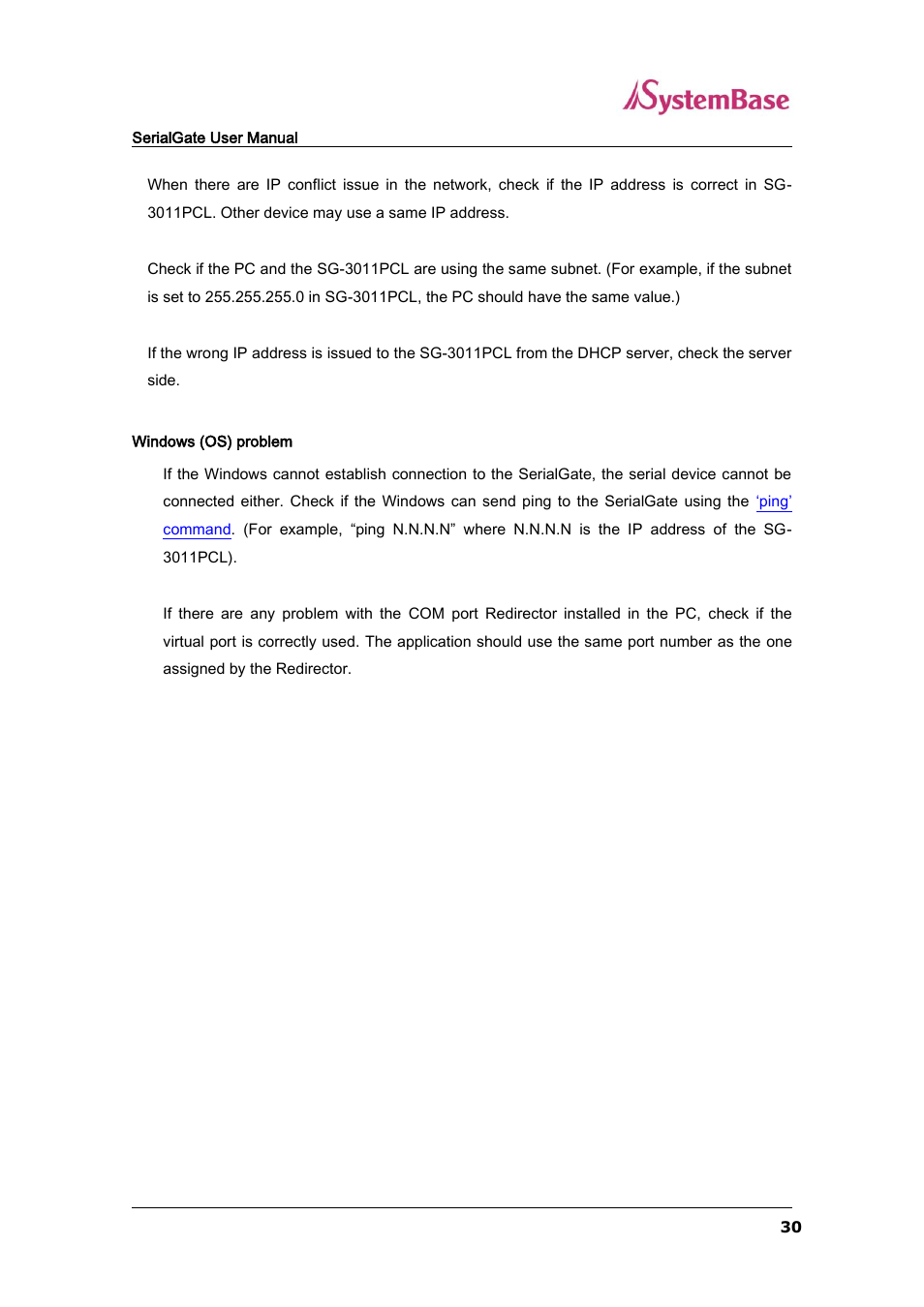 Solvline SG-3011PCL User Manual | Page 30 / 40
