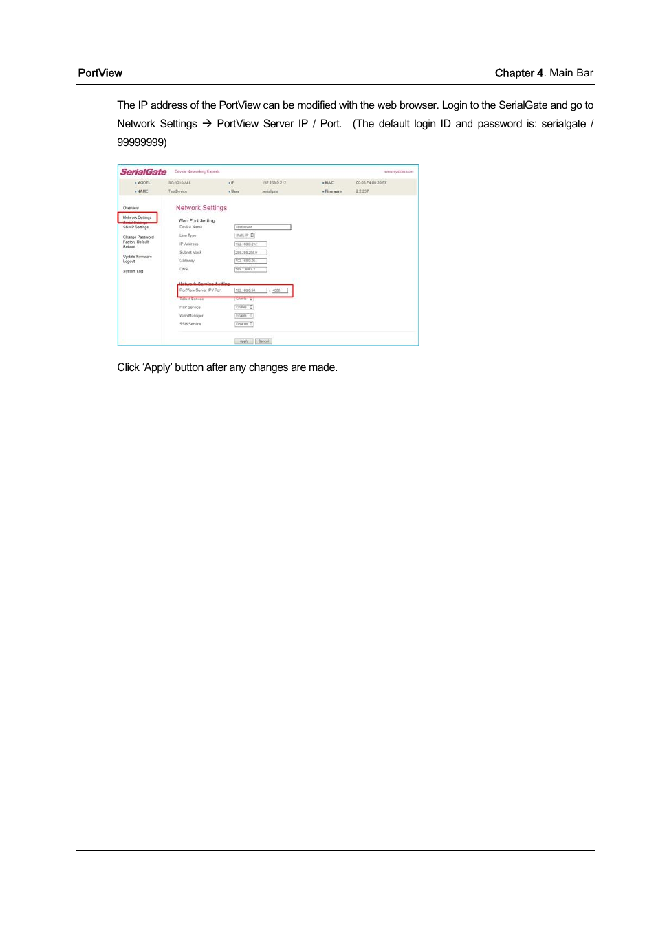 Solvline PortView Ver2.3 User Manual | Page 18 / 34