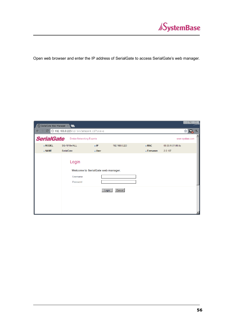 Connection (400mhz model) | Solvline SerialGate User Manual | Page 56 / 110