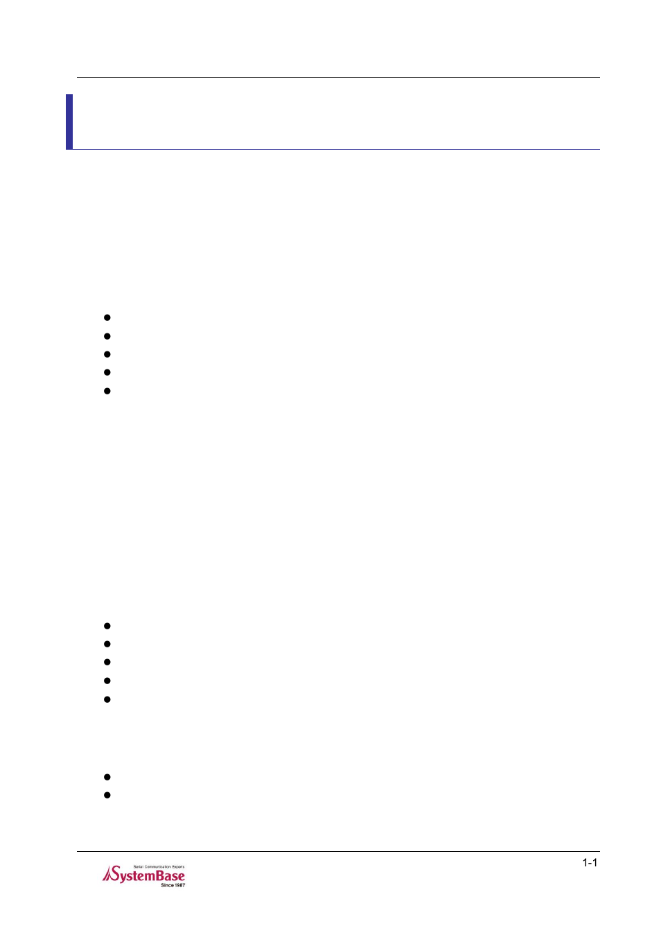 Chapter 1, Overview -1, Features -1 | Software -1, Environment -1, Hardware support -1, Chapter 1. overview, 1 features, 2 software, 3 environment | Solvline PortView V2.1a User Manual | Page 5 / 33