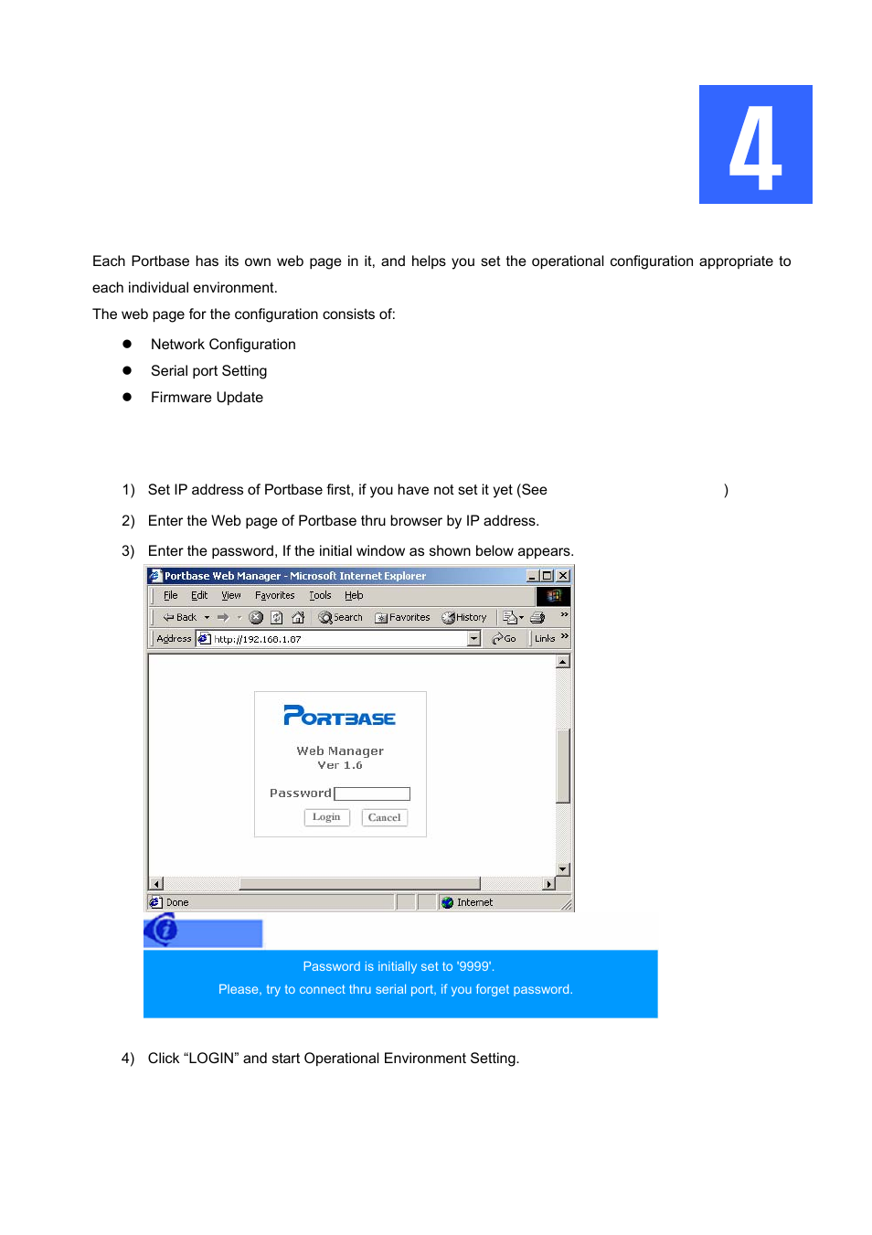 Chapter 4 configuration via web, Getting started, Chapter 4 | Configuration via web | Solvline PB2xxxUG User Manual | Page 16 / 104