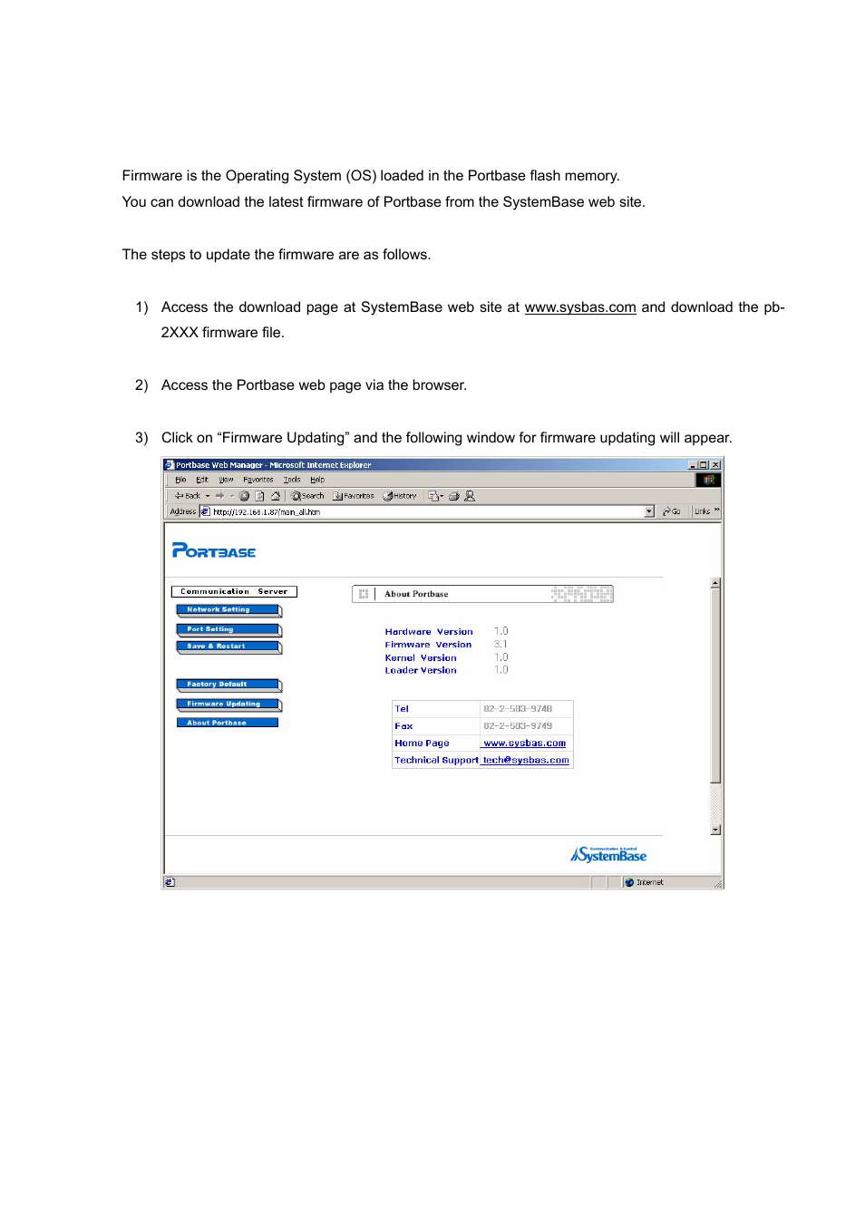 Firmware update | Solvline PB2xxxUG User Manual | Page 25 / 104