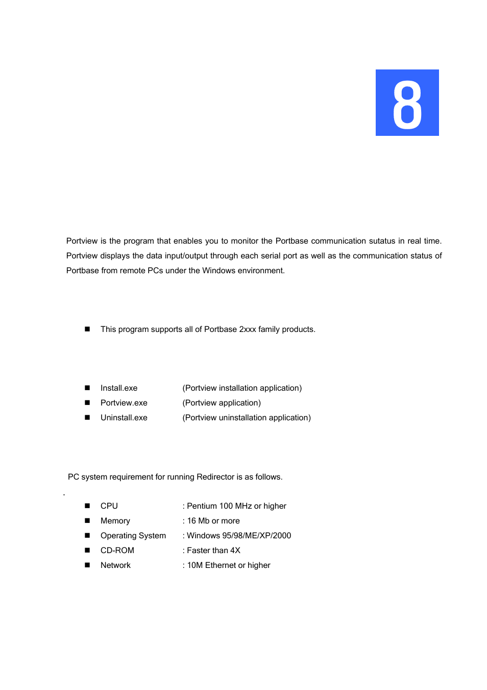 Chapter 8 management with portview, Portview introduction, Chapter 8 | Management with portview | Solvline PB2xxxUG User Manual | Page 50 / 104