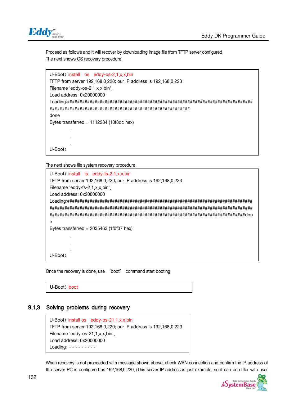 3 solving problems during recovery | Solvline Eddy DK User Manual | Page 132 / 150