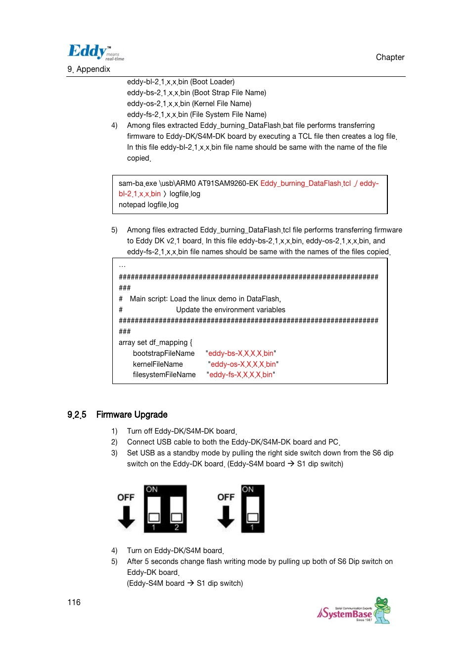 Firmware upgrade | Solvline Eddy DKV2.1.0.3 User Manual | Page 116 / 123