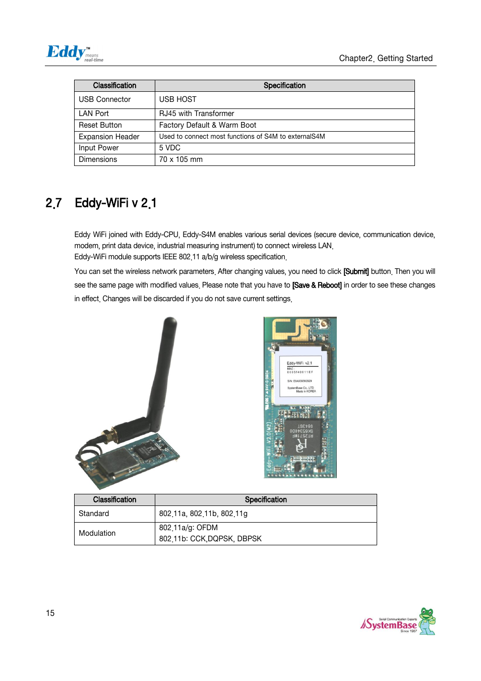 Eddy-wifi v 2.1, 7 eddy-wifi v 2.1 | Solvline Eddy Serial Ver 2.1.0.3 User Manual | Page 15 / 63