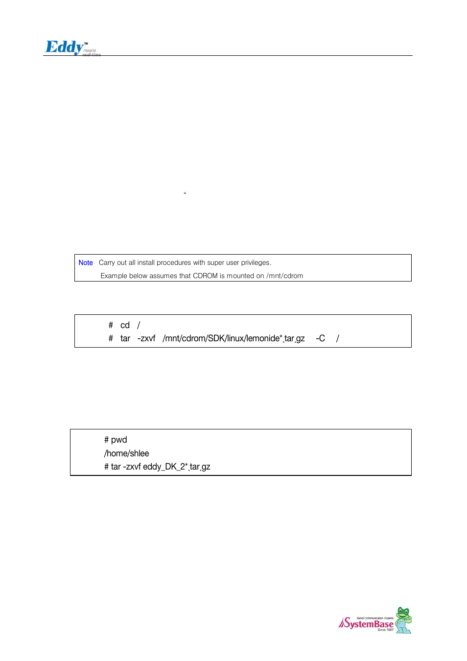 5 installing to linux host, 1 installing toolchain, 2 installing eddy dk source | 5 installing to linux host -6, 1 installing toolchain -6, 2 installing eddy dk source -6, Installing toolchain, Installing eddy dk source | Solvline Eddy DK Ver 2.20 User Manual | Page 29 / 75