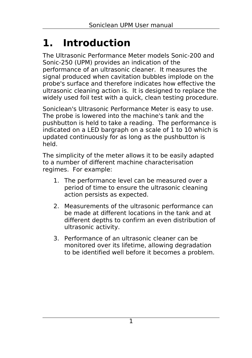Introduction | Soniclean SONIC-250 User Manual | Page 4 / 14