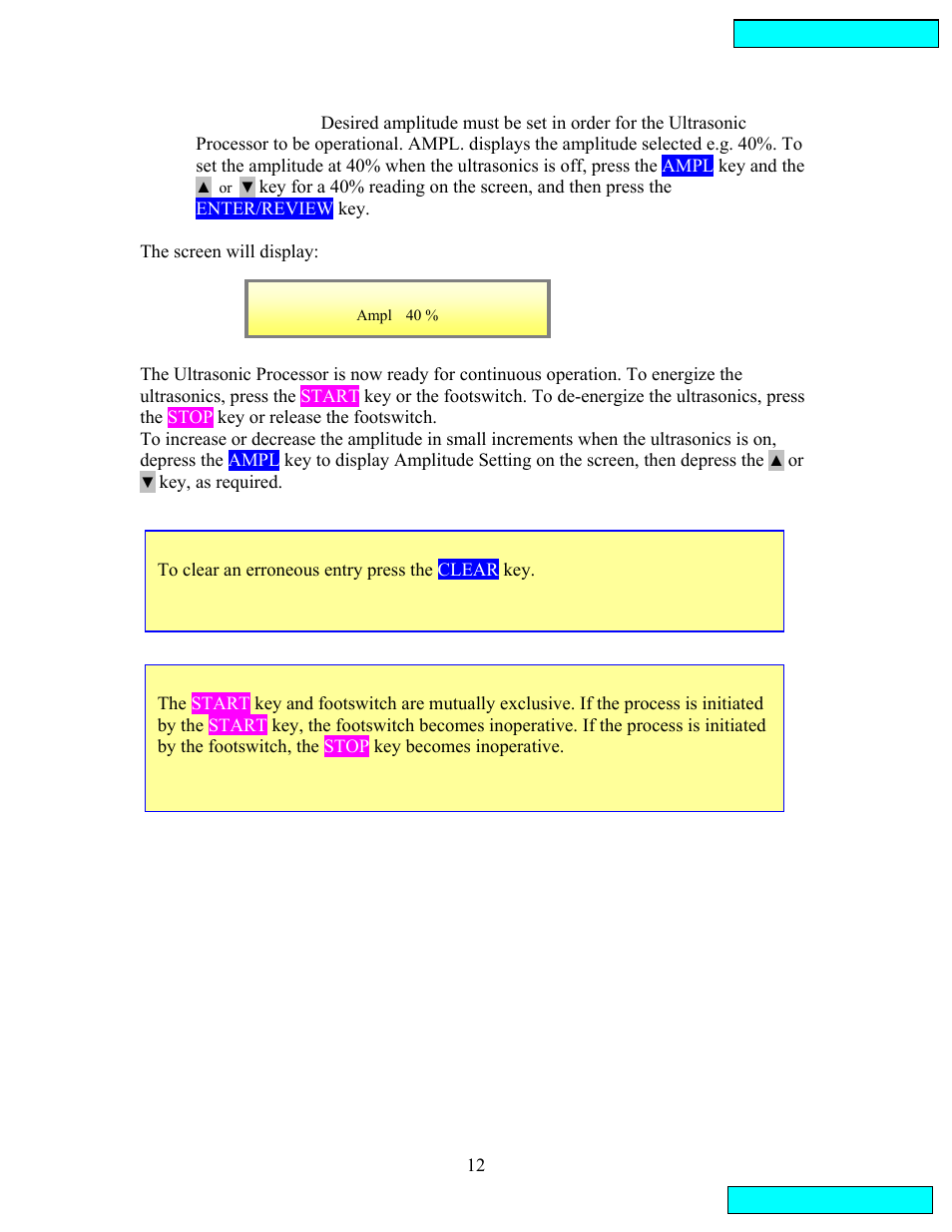 Sonics VCX134PB User Manual | Page 12 / 22