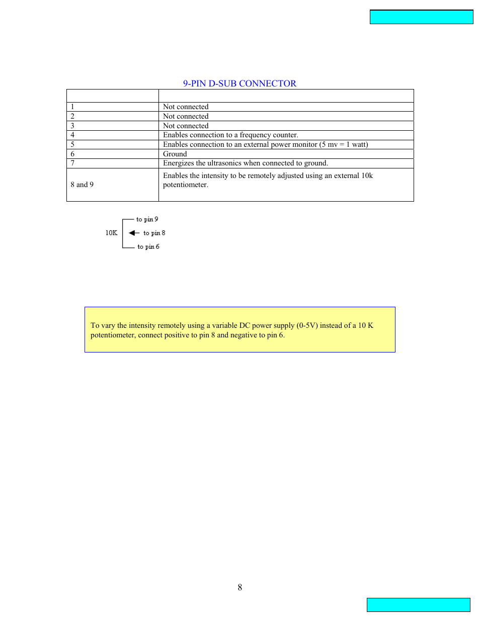 Sonics VCX134PB User Manual | Page 8 / 22