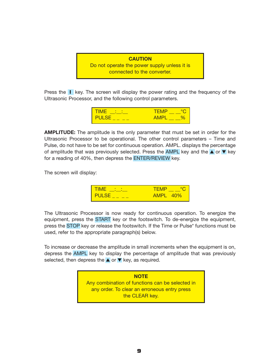 Sonics VC750 User Manual | Page 14 / 33