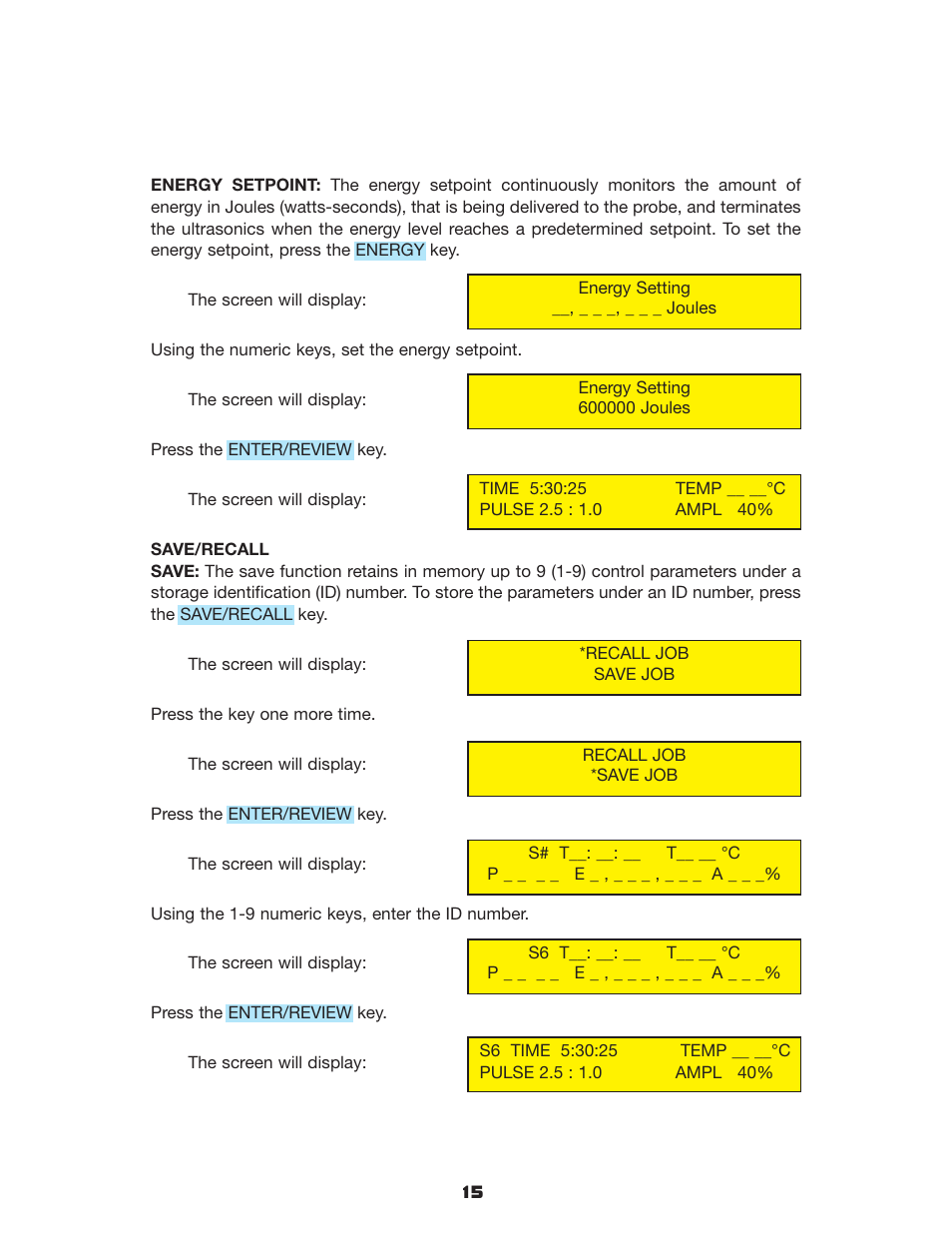 Sonics VC750 User Manual | Page 20 / 33