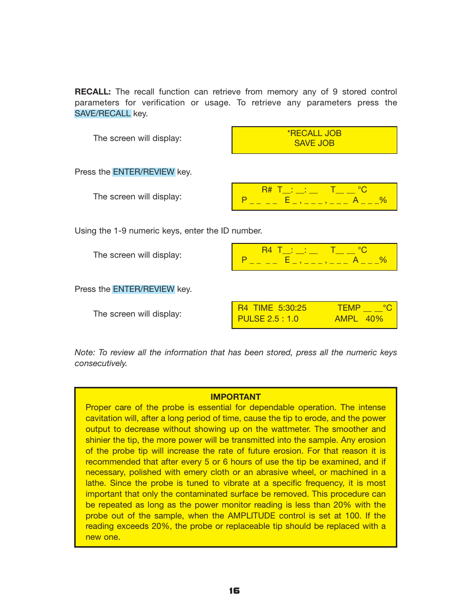 Sonics VC750 User Manual | Page 21 / 33