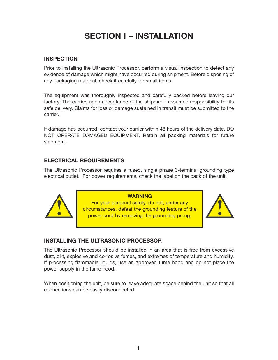 Sonics VC750 User Manual | Page 6 / 33