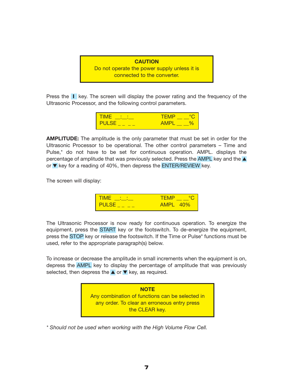 Sonics VCX1500HV User Manual | Page 10 / 20