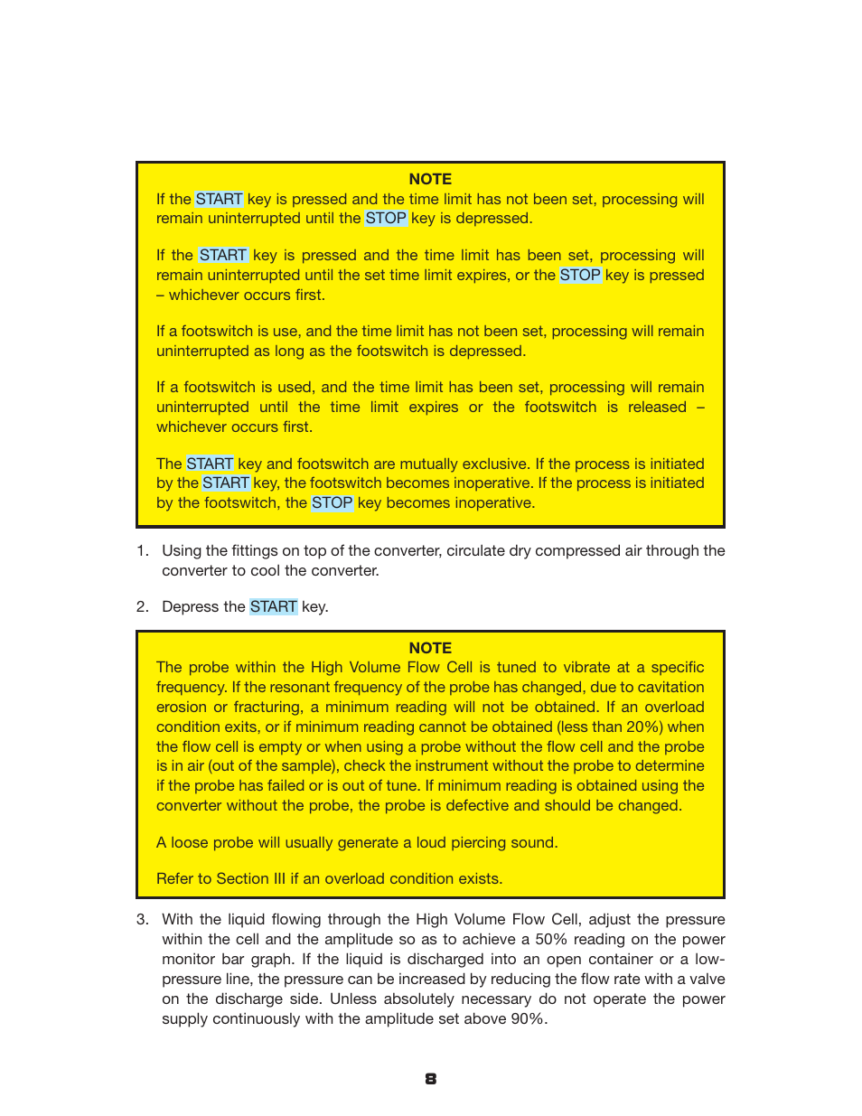 Sonics VCX1500HV User Manual | Page 11 / 20