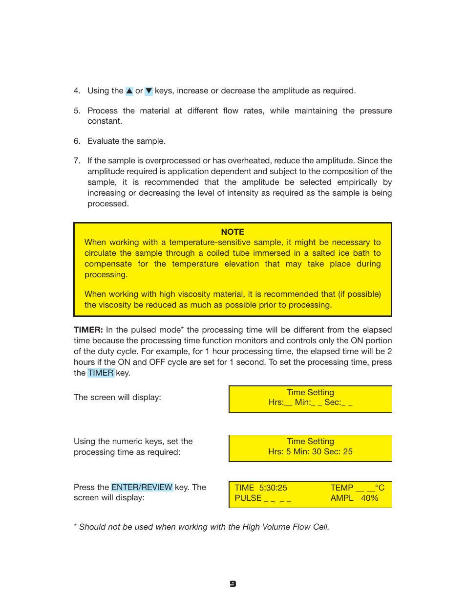 Sonics VCX1500HV User Manual | Page 12 / 20