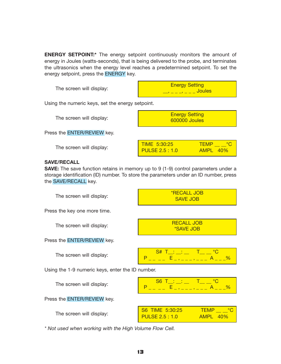 Sonics VCX1500HV User Manual | Page 16 / 20