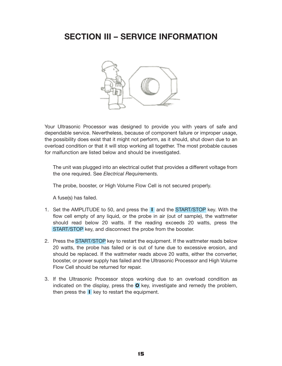 Sonics VCX1500HV User Manual | Page 18 / 20