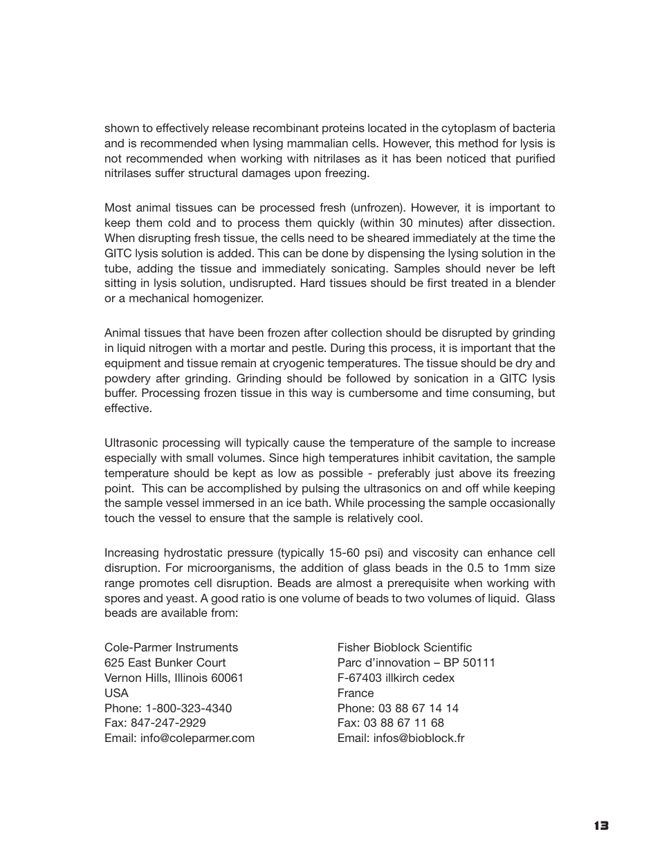 Sonics VC5040PB User Manual | Page 16 / 19