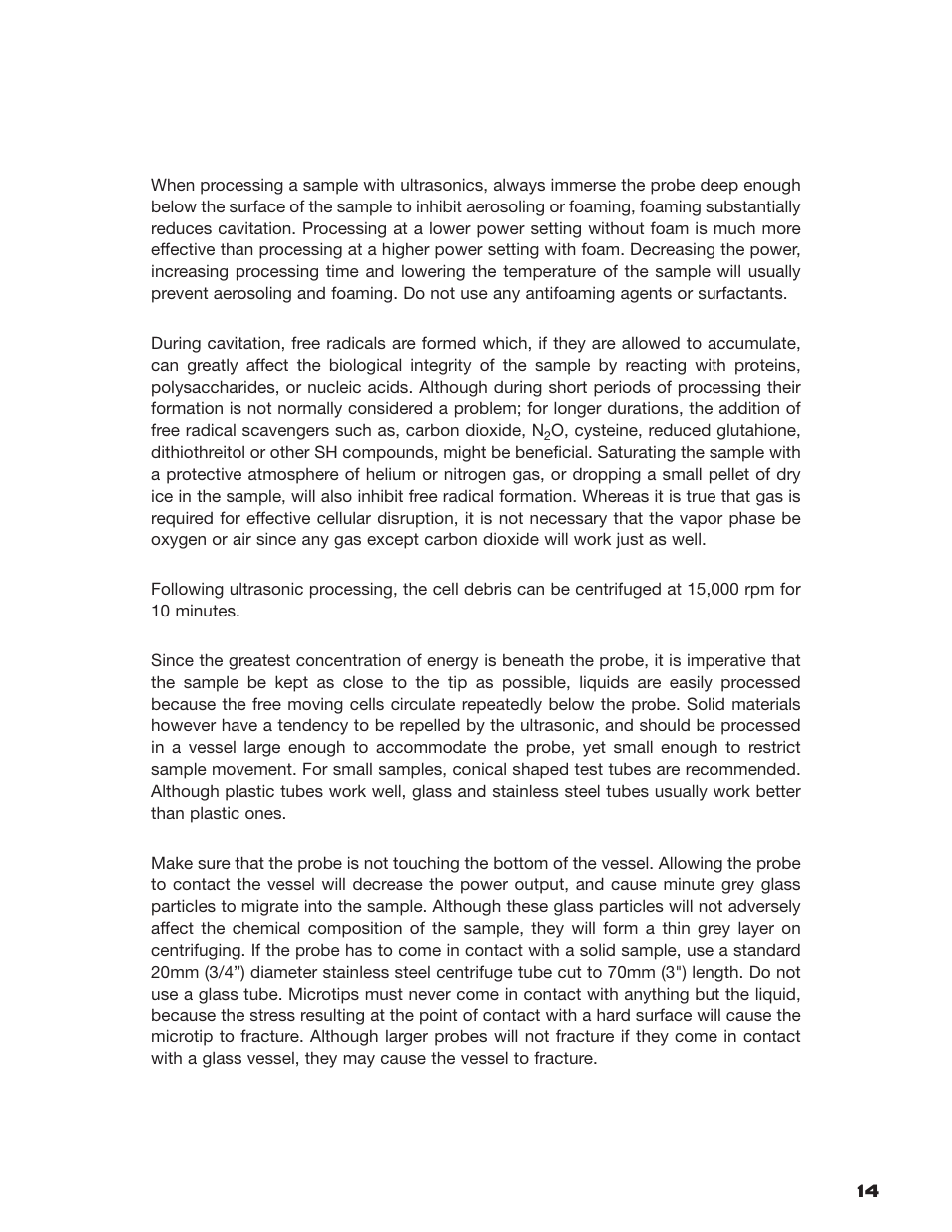 Sonics VC5040PB User Manual | Page 17 / 19