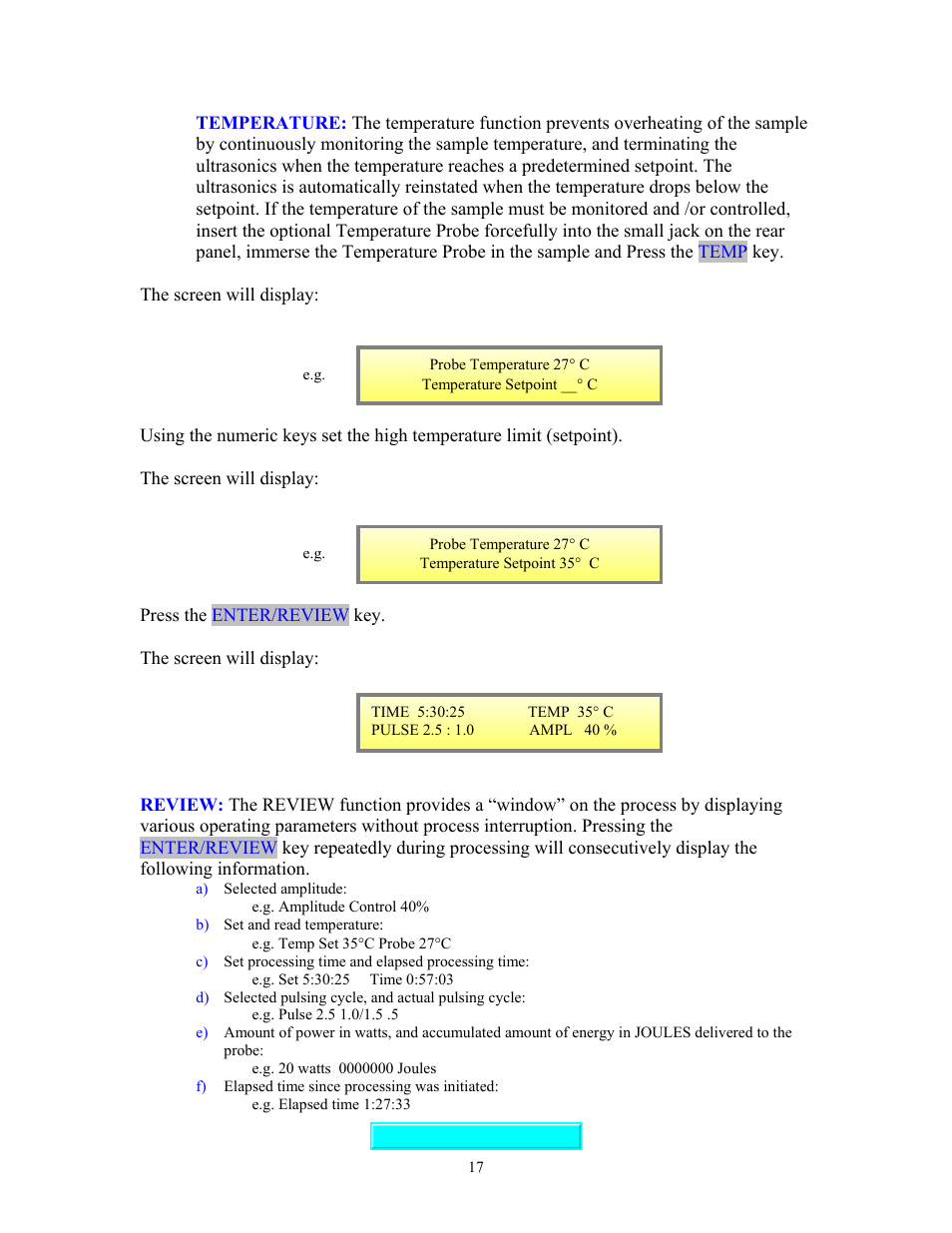 Sonics VCX750 (Serial No."X or lower)" User Manual | Page 17 / 27