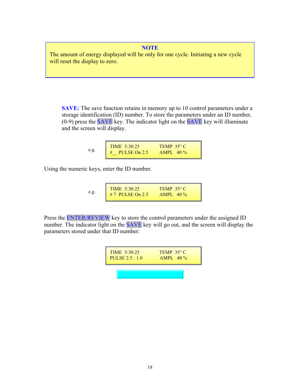 Sonics VCX750 (Serial No."X or lower)" User Manual | Page 18 / 27