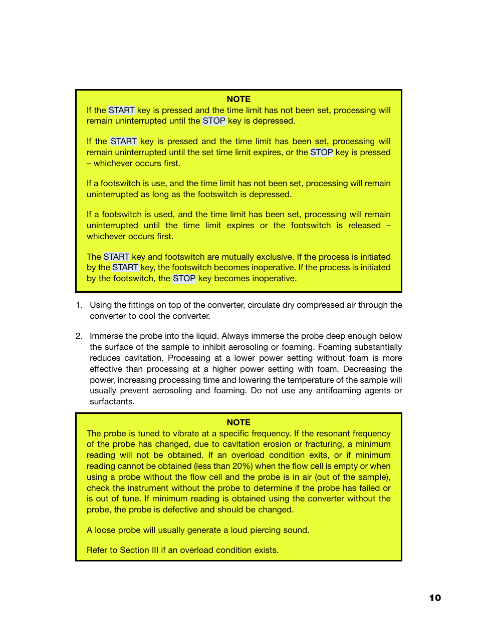 Sonics VCX750 (Serial No."Y through "AB")" User Manual | Page 13 / 31