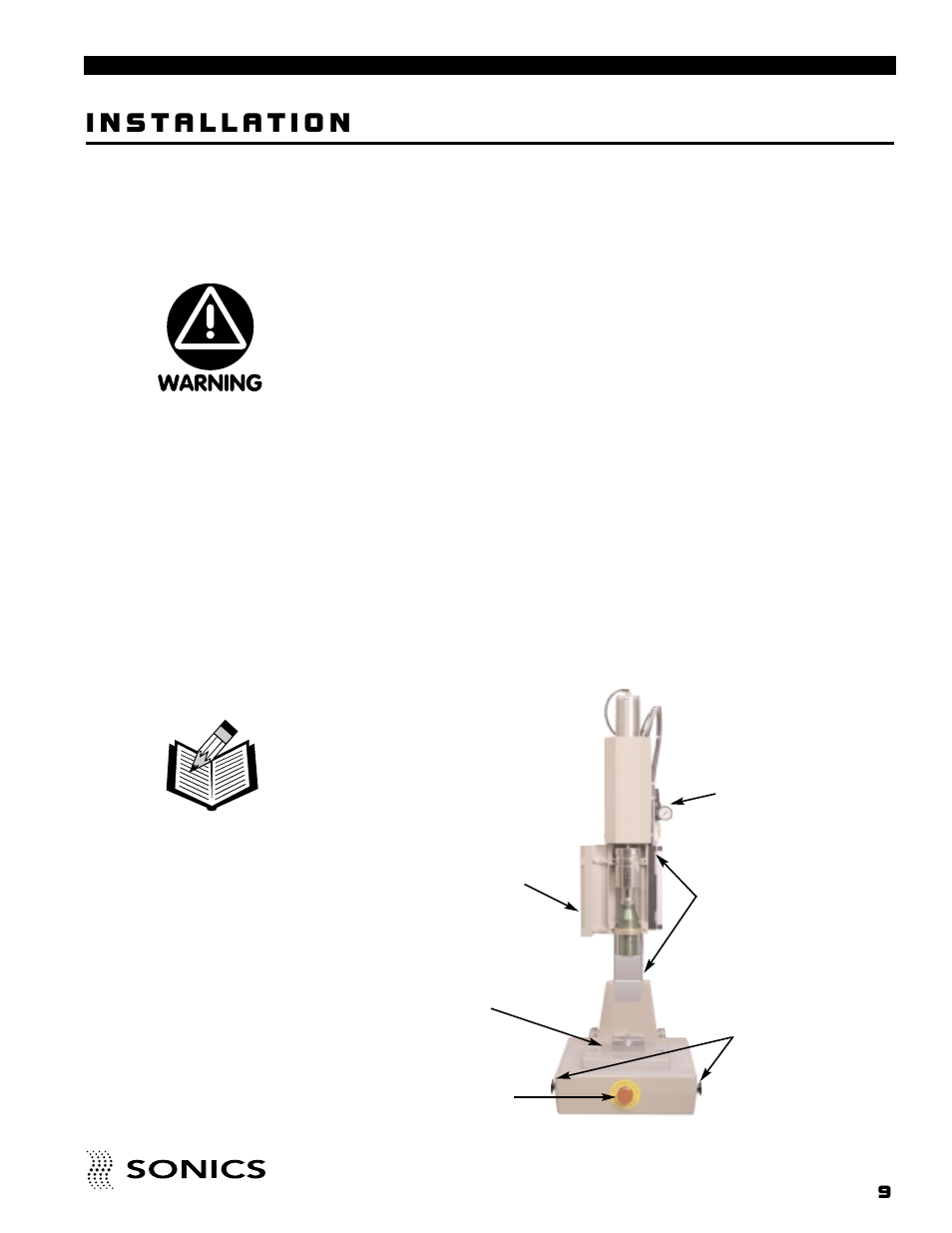 Sonics 1096 Actuator User Manual | Page 10 / 29